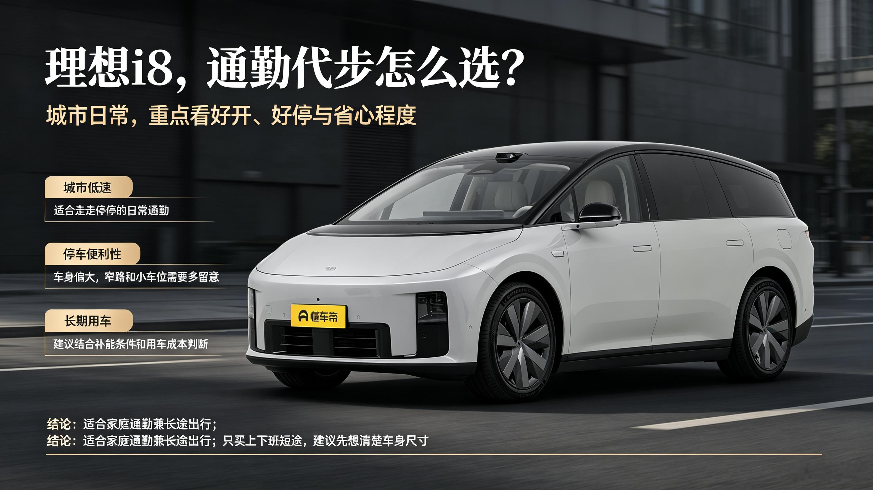 打算拿理想i8日常通勤？看看