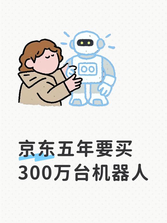 京东五年要买300万台机器人