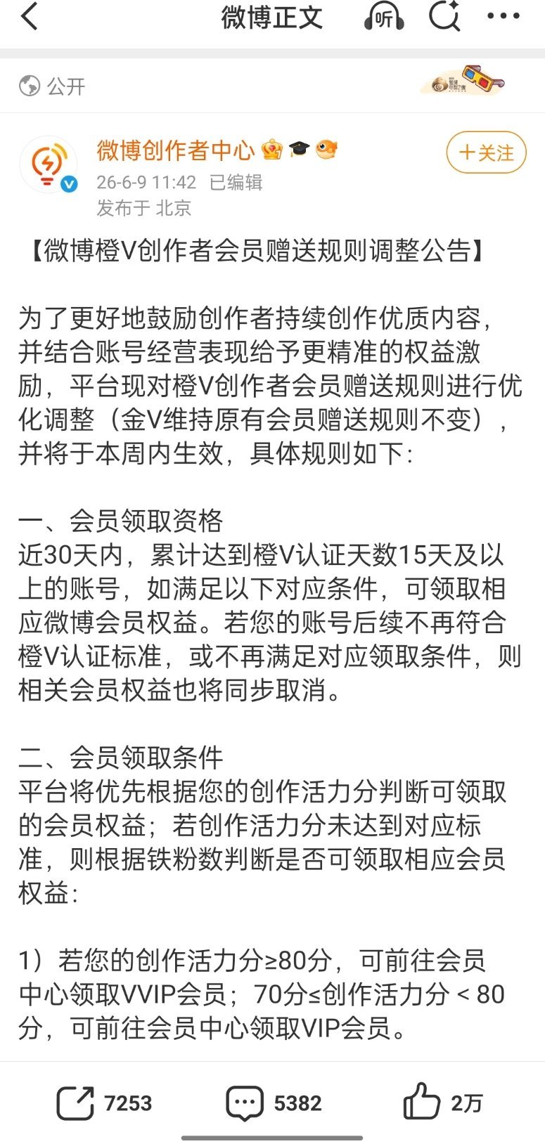 就是以后橙没🈶ⅴvⅰp了呗 ​​​