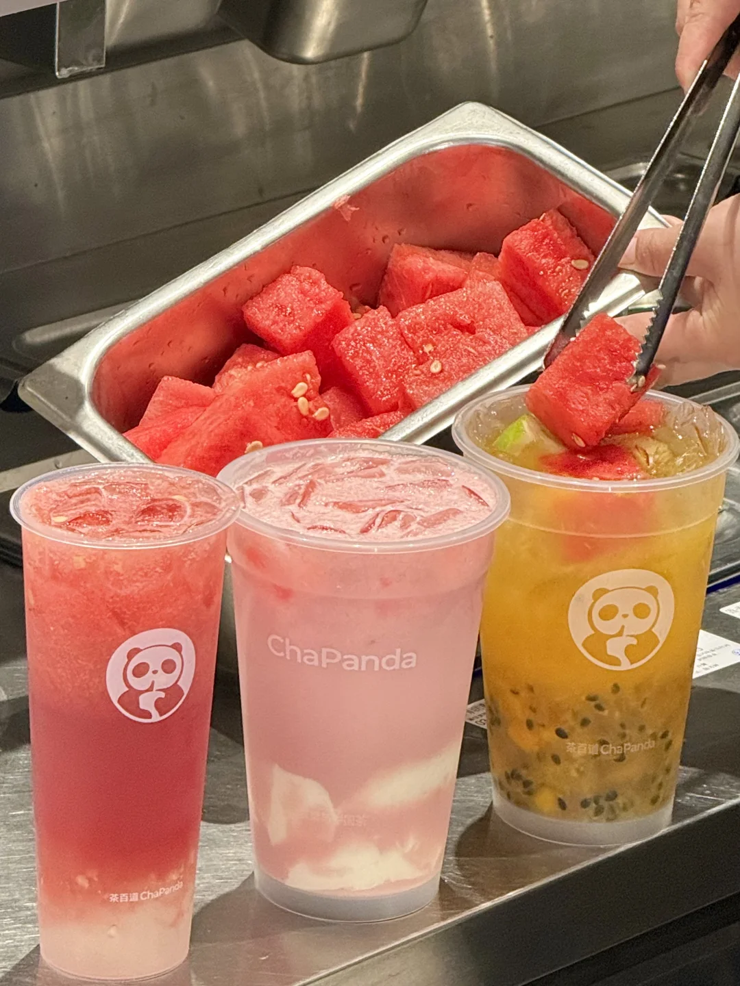 茶百道。。你简直！！ 😅😅完全是西瓜天才来的