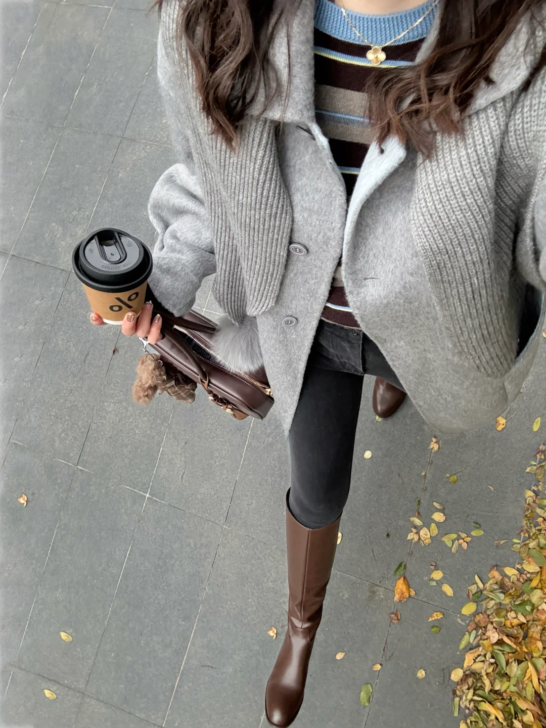 秋冬穿的漂亮大衣🍂基础款叠穿也太绝了叭！