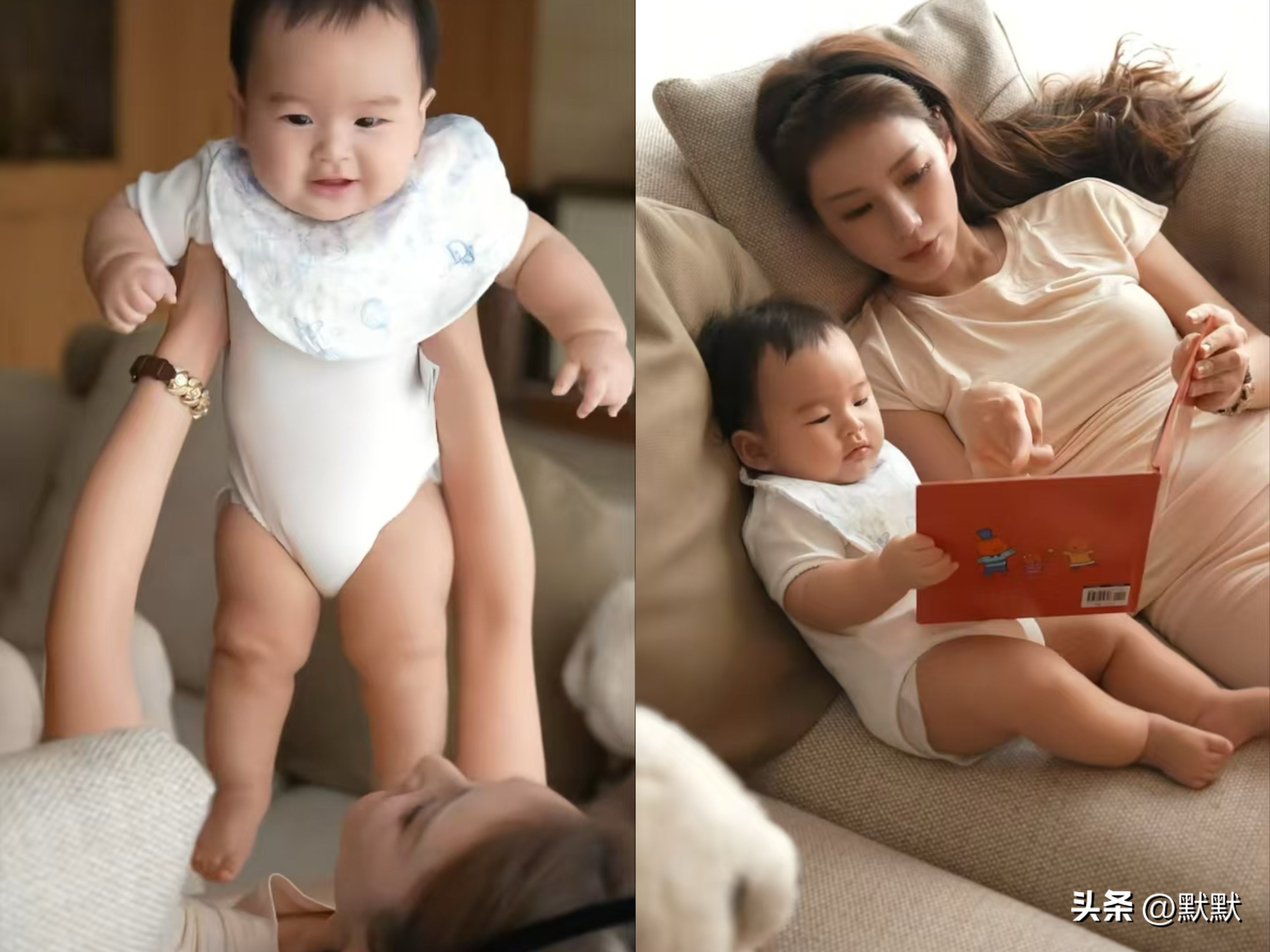 马筱梅与汪小菲儿子汪宝儿长得与奶奶很相似，这小家伙太好看了吧