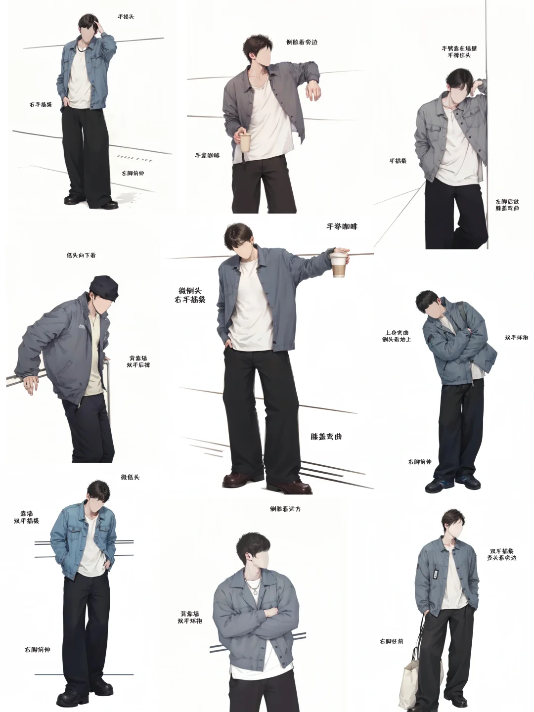 出门旅游都来学这组拍照姿势，妥妥的靓仔❗️