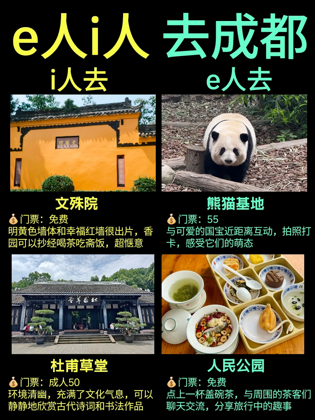 i人e人去成都丨超全旅游攻略