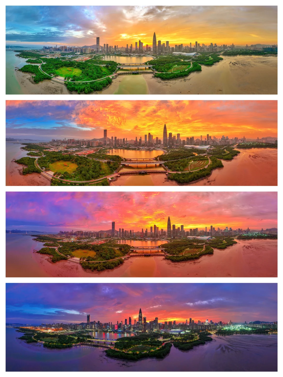 晚霞的4个步骤喜欢哪一个？