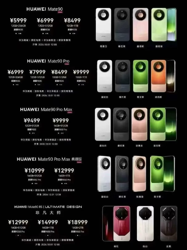 哪款价格更香呢#华为mate90 #集赞