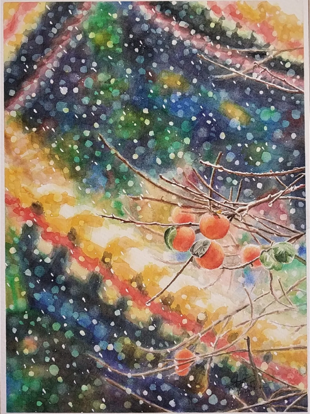 水彩/故宫/缤纷