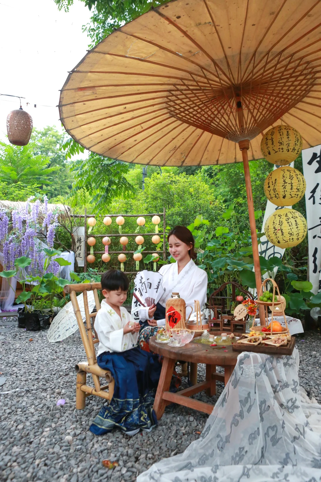 真的在武汉‼️东湖边的小江南🪷免费亲子换装