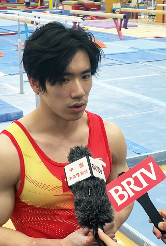 9月3日，中国男子体操队举行亚运、世锦赛实战测验。之后张博恒接受采访表示：其实感觉还是不错的，前一段时间我们冲量，调整了一段时间，这周也是实战。每个队员的状态基本上调整得比较好，但还没有到最好状态。毕竟这不是真正的比赛，我们还会有些问题。但我觉得这都没有关系，毕竟测验的目的就是为了找出问题。

今天