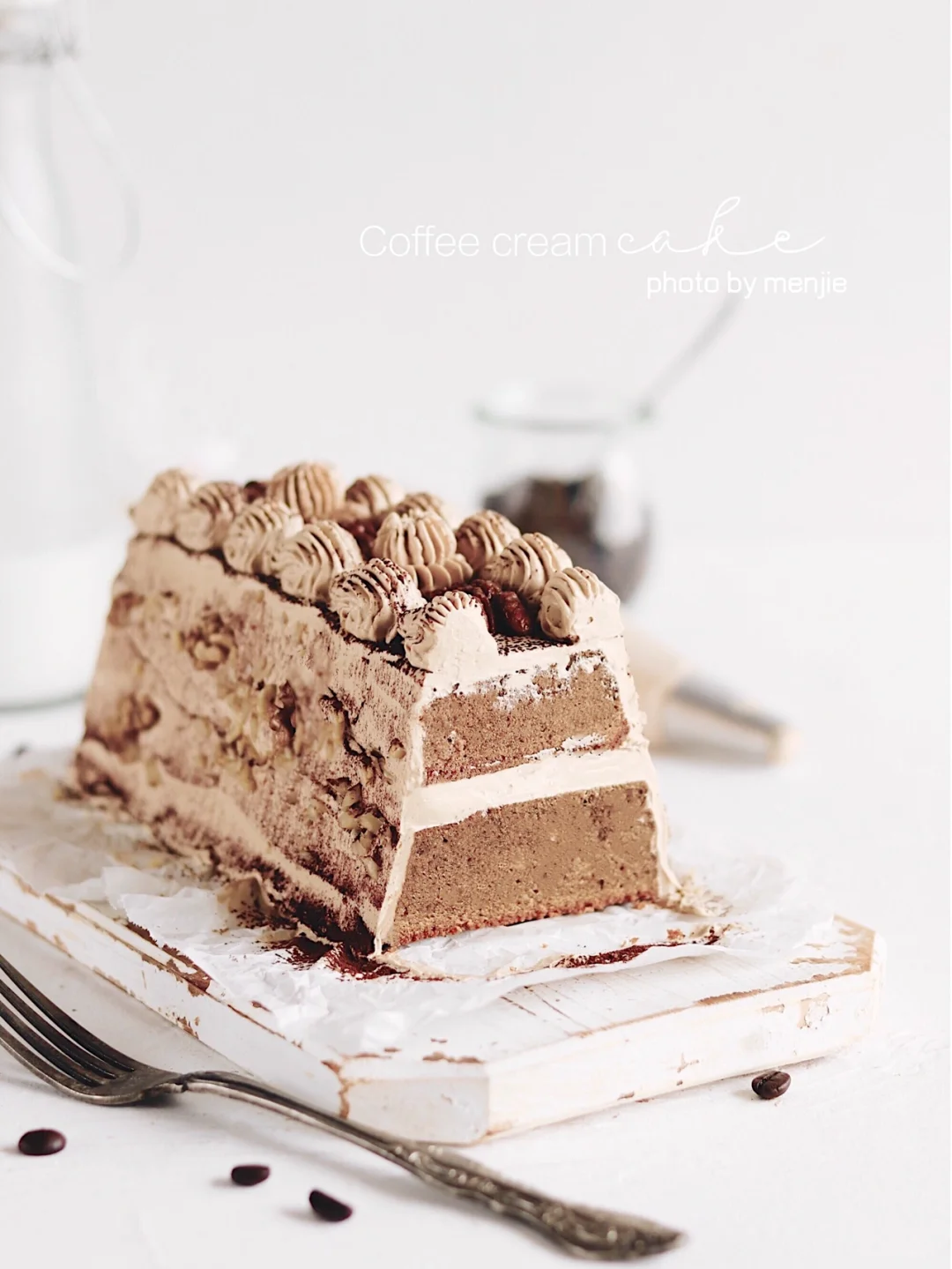 🔅咖啡奶油磅蛋糕|当生日蛋糕也很🉑