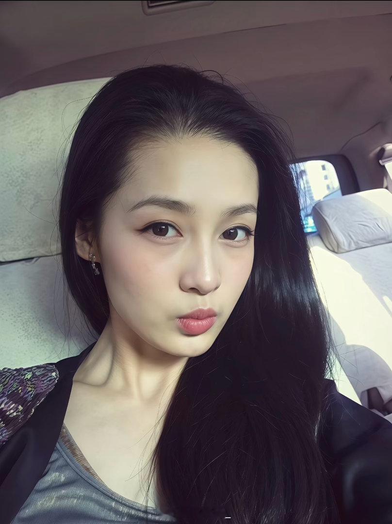 #李沁[超话]#  黑长直 ​