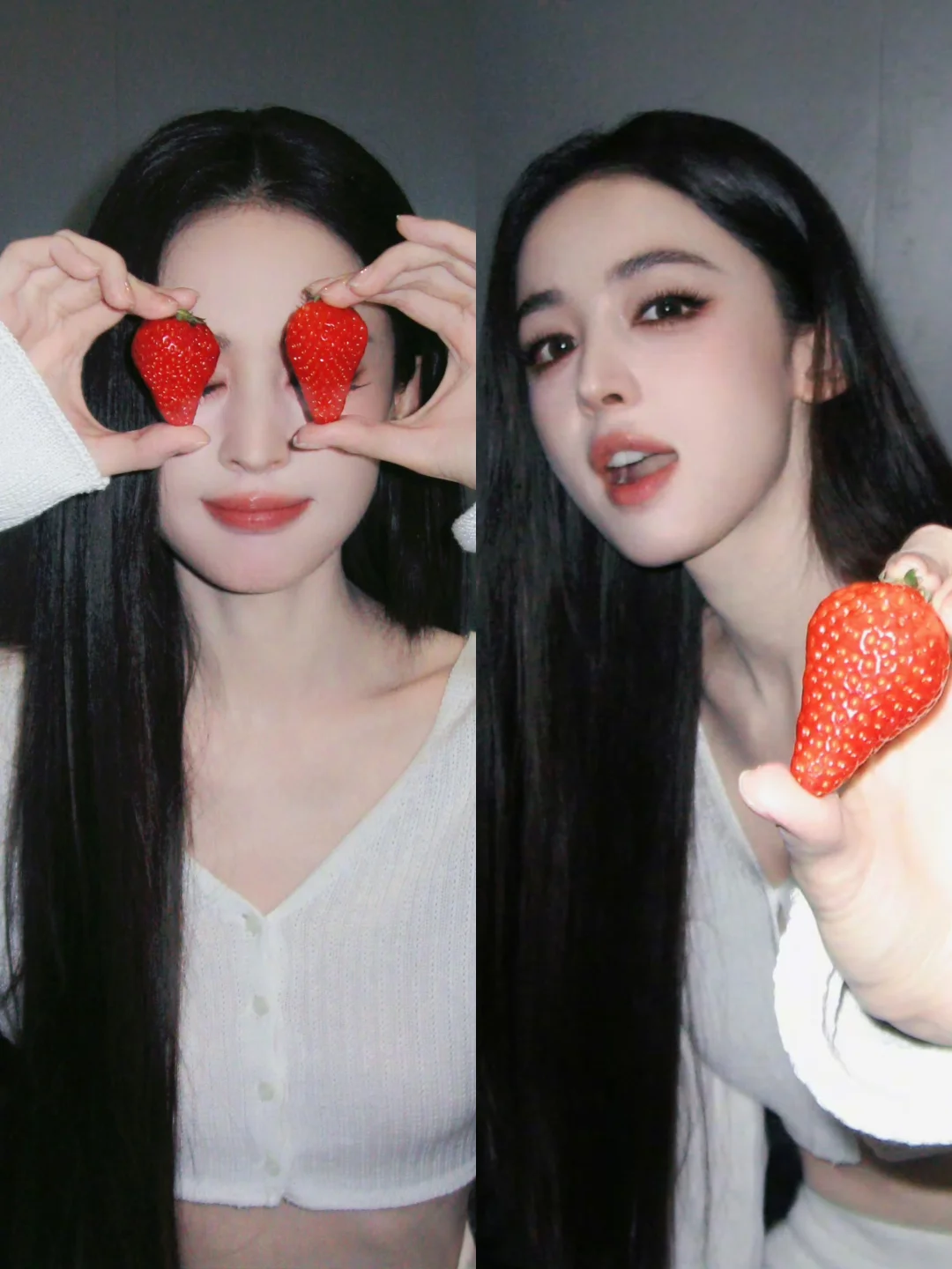 娜扎520更新🍓吃草莓的宝宝
