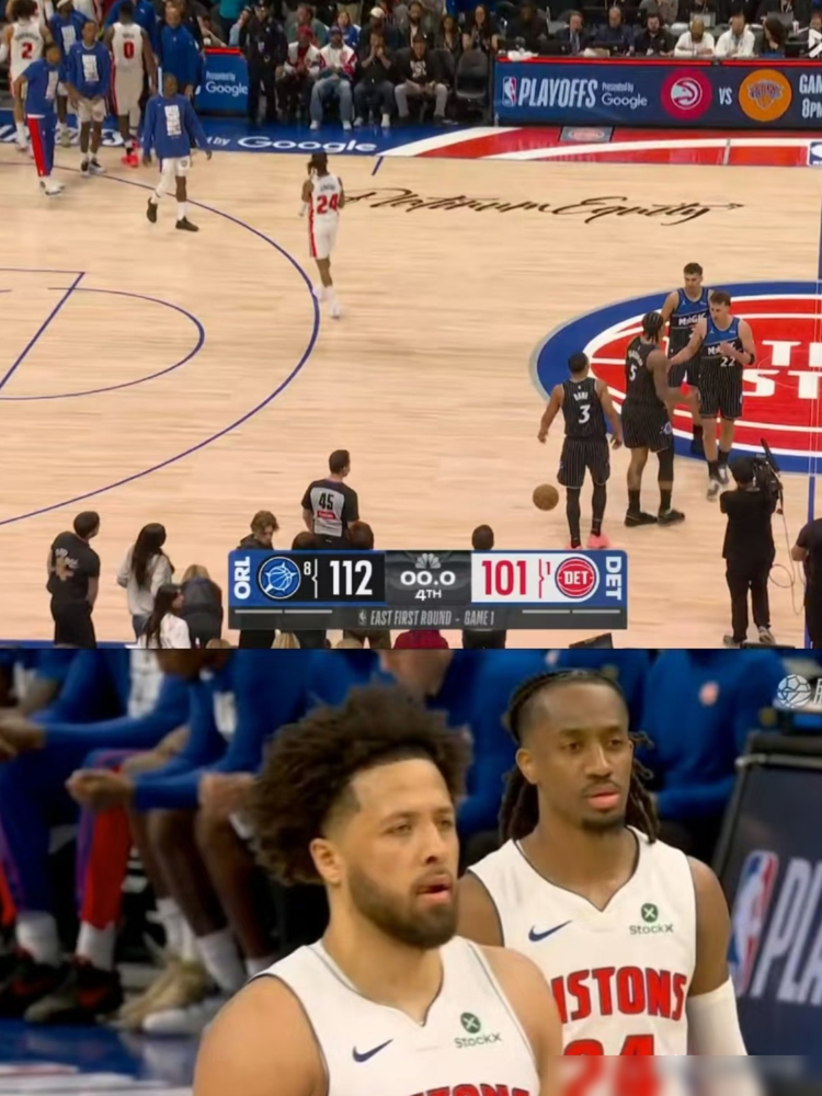 东部第一，就这？ 2026年4月20日，活塞主场101：112被第八...