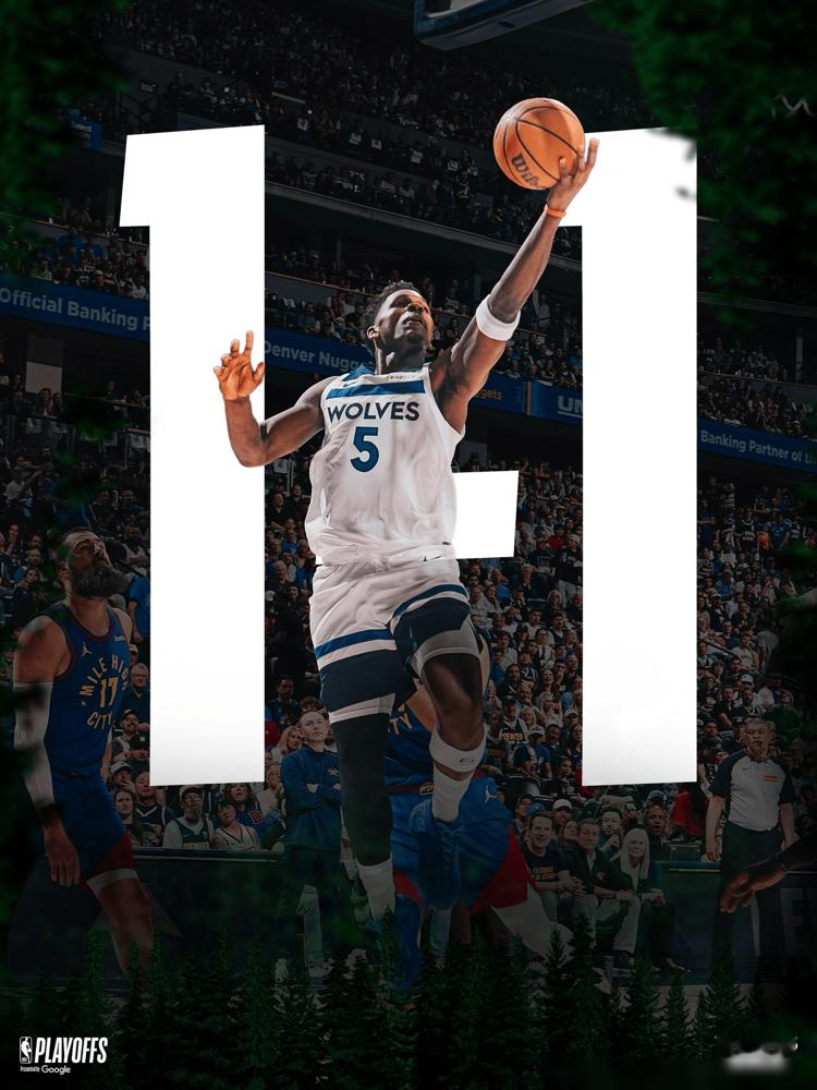 宁可两胜马刺，也要亲手把森林狼这块硬骨头拽进季后赛，你说掘金队是不是在...