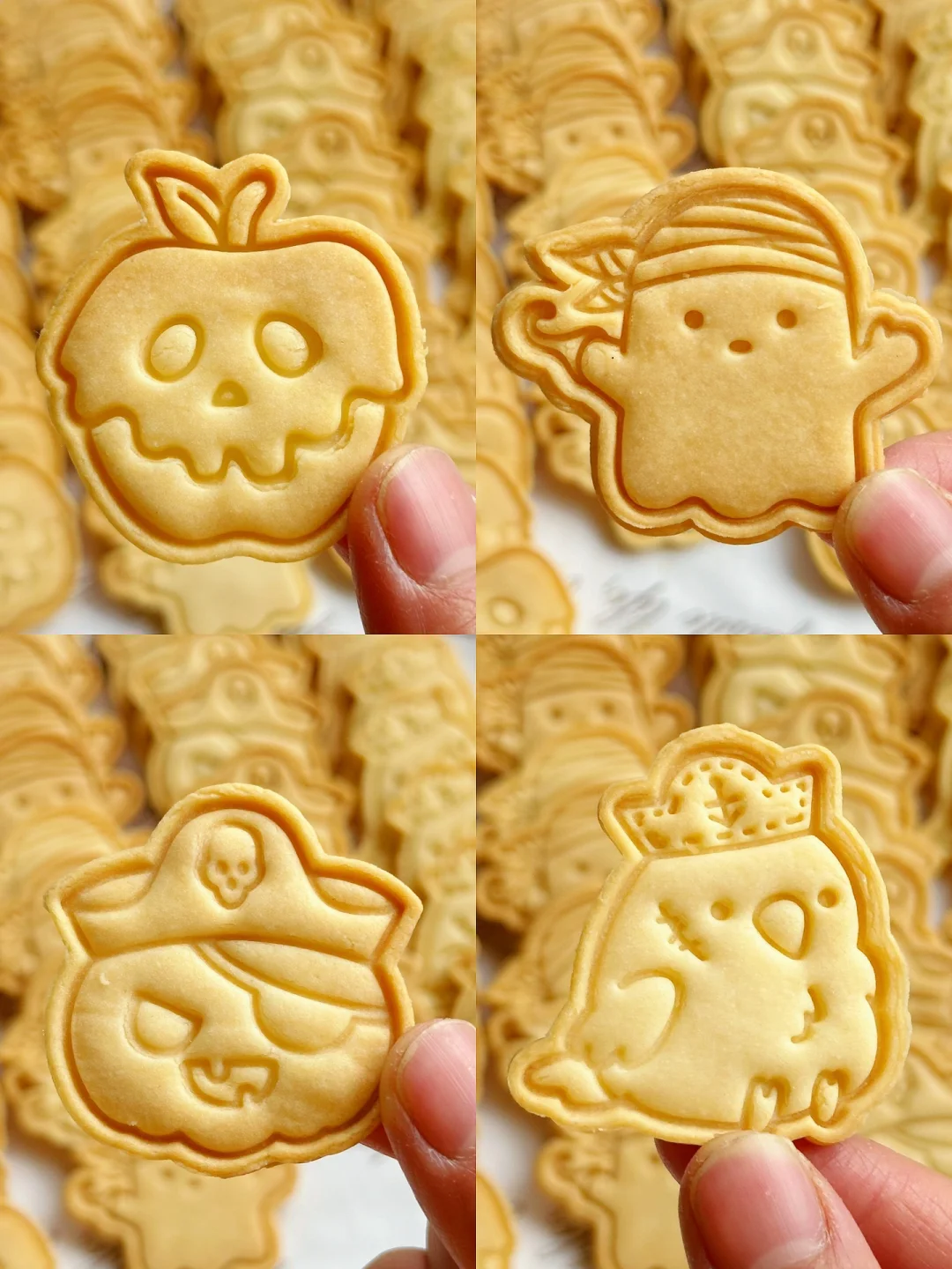 做这么可爱谁舍得吃啊！奶香炼乳小饼干！