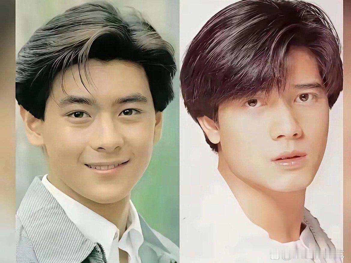 年轻时郭富城和林志颖撞脸！同款发型，承包一个时代的审美 ​
