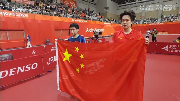 国乒男单包揽金银！
