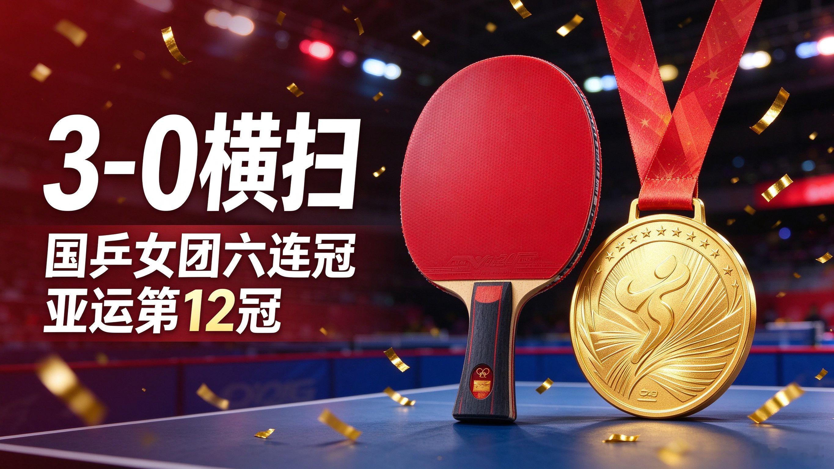 男团丢冠当天，女团 3-0 横扫日本！六连冠，国乒女队太争气