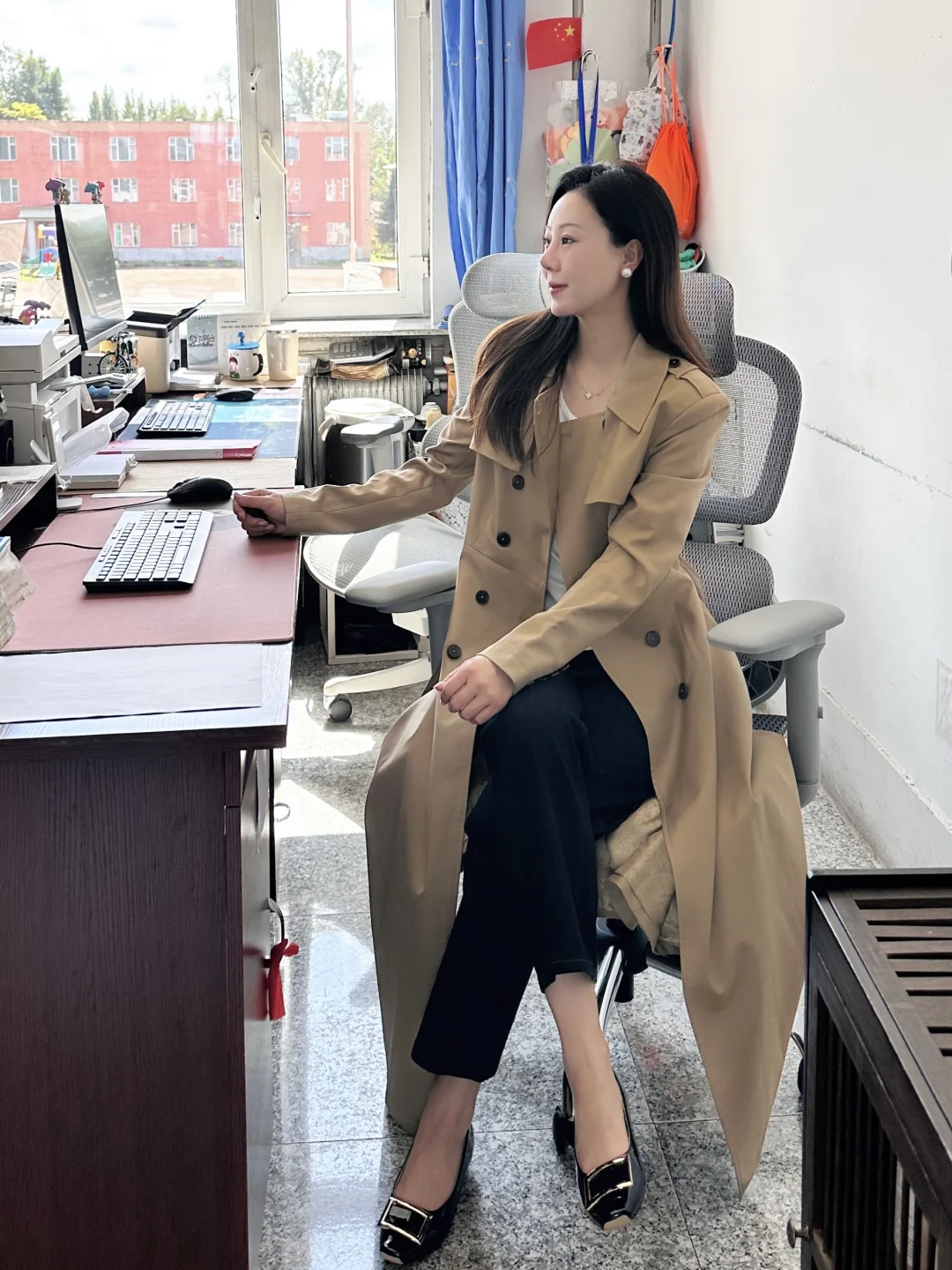 办公室穿搭｜早秋🍂简约又大方的穿搭🤎🖤