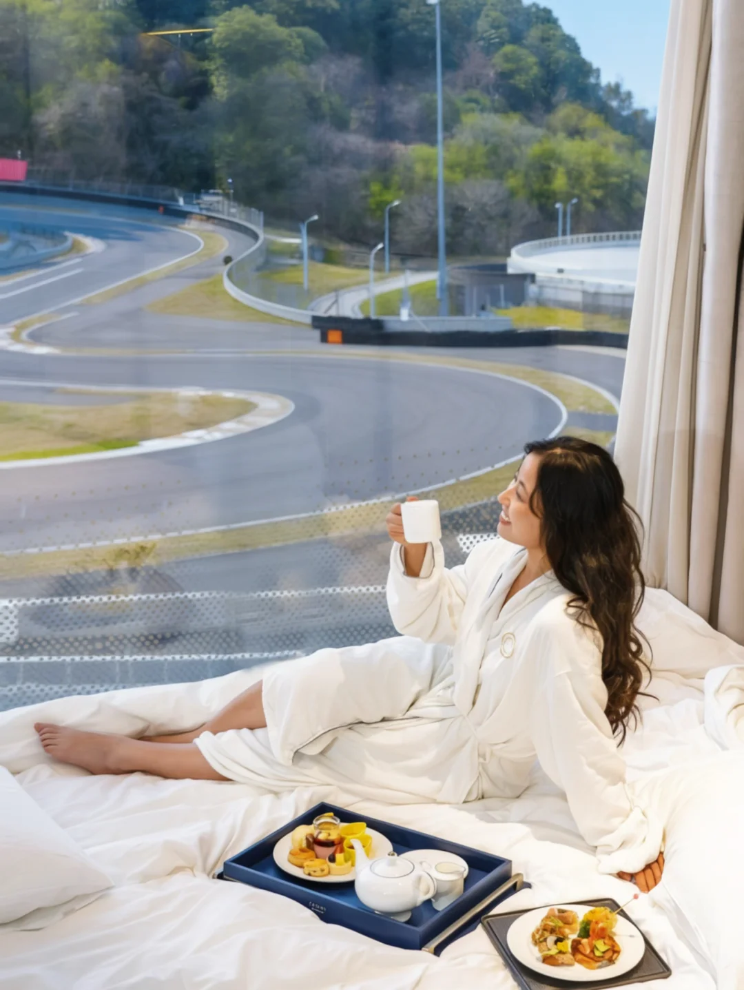 在绍兴住进赛车场🏎️一半赛道🏁一半江南