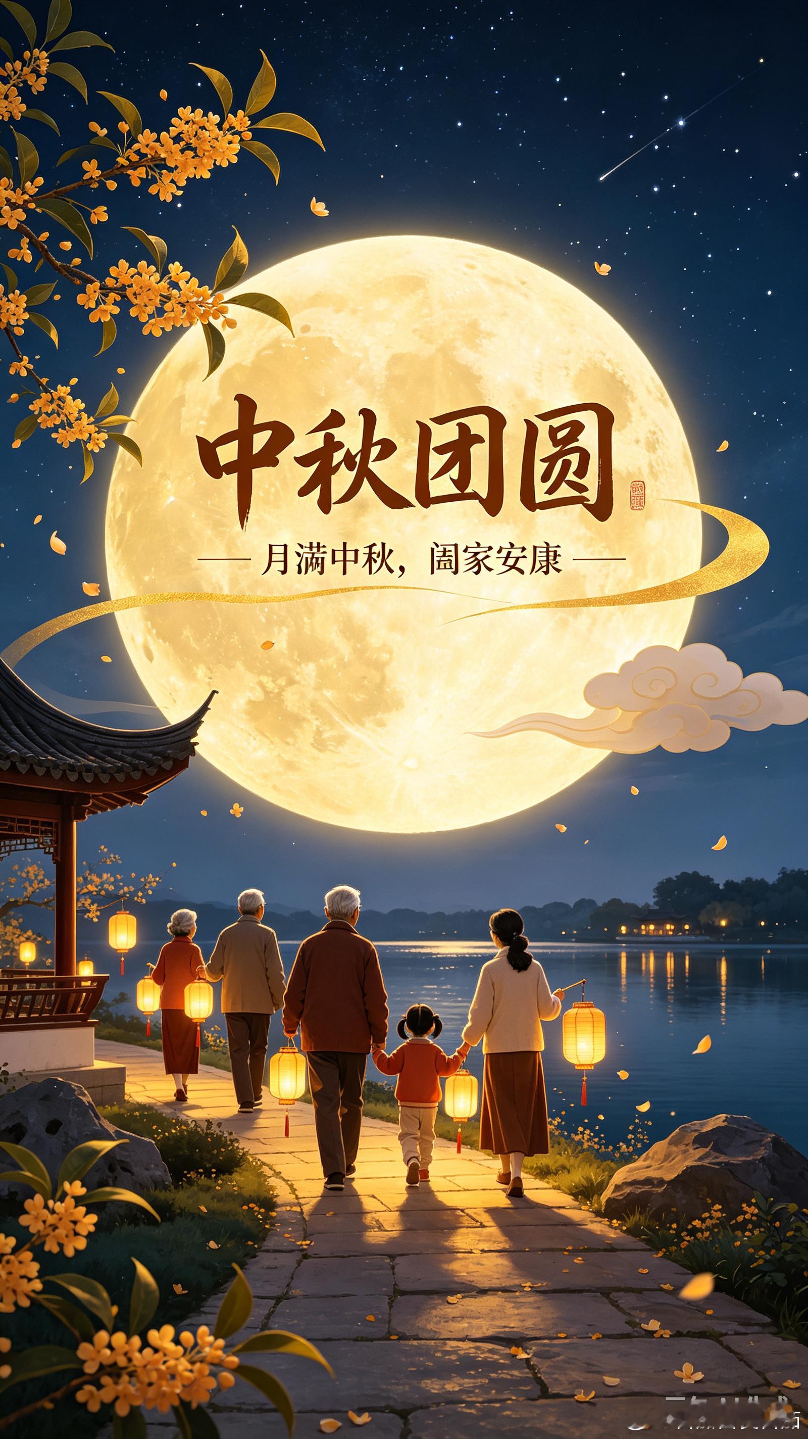 中秋的圆，从不止于天象，更是刻在中国人骨子里的文化密码——月亮的圆满被直接映射为人间家庭的团聚，这一意象贯穿了千年的诗词民俗与当代生活。  一、圆的双重意涵：从自然天象到人文象征- 天象之圆：农历八月