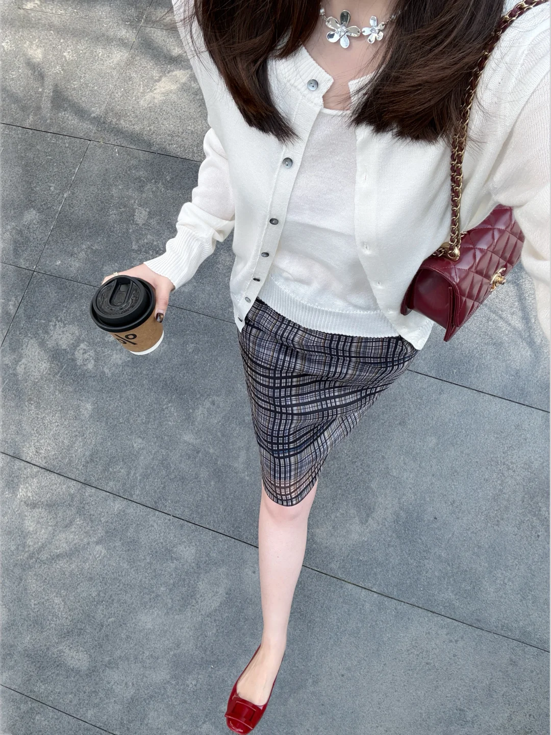 打工人早春漂亮通勤🍎姐系高质感穿搭好爱！