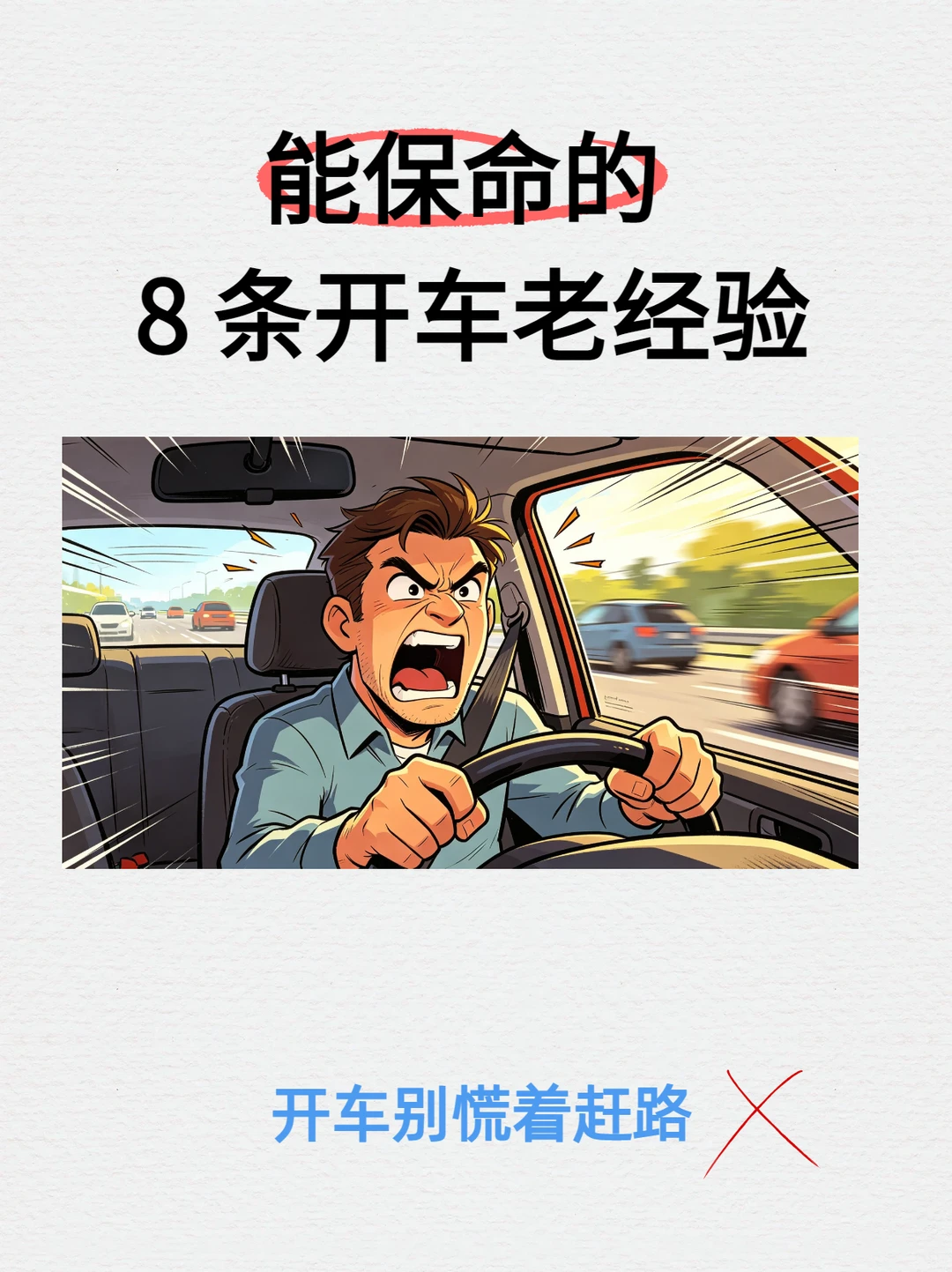 老司机 8 条保命开车经验 新手一定要存好