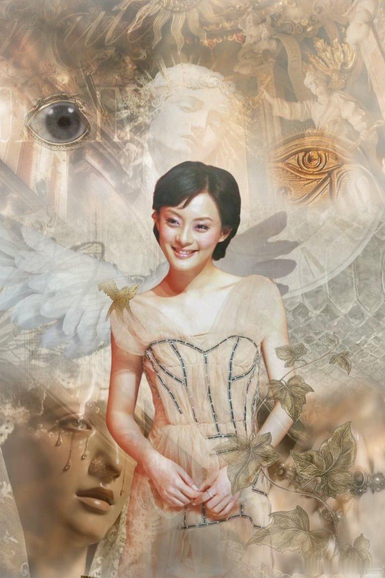 #孙俪[超话]# 哦不不我感觉有点神圣 找了一下午的素材 结果做成了这样 ​