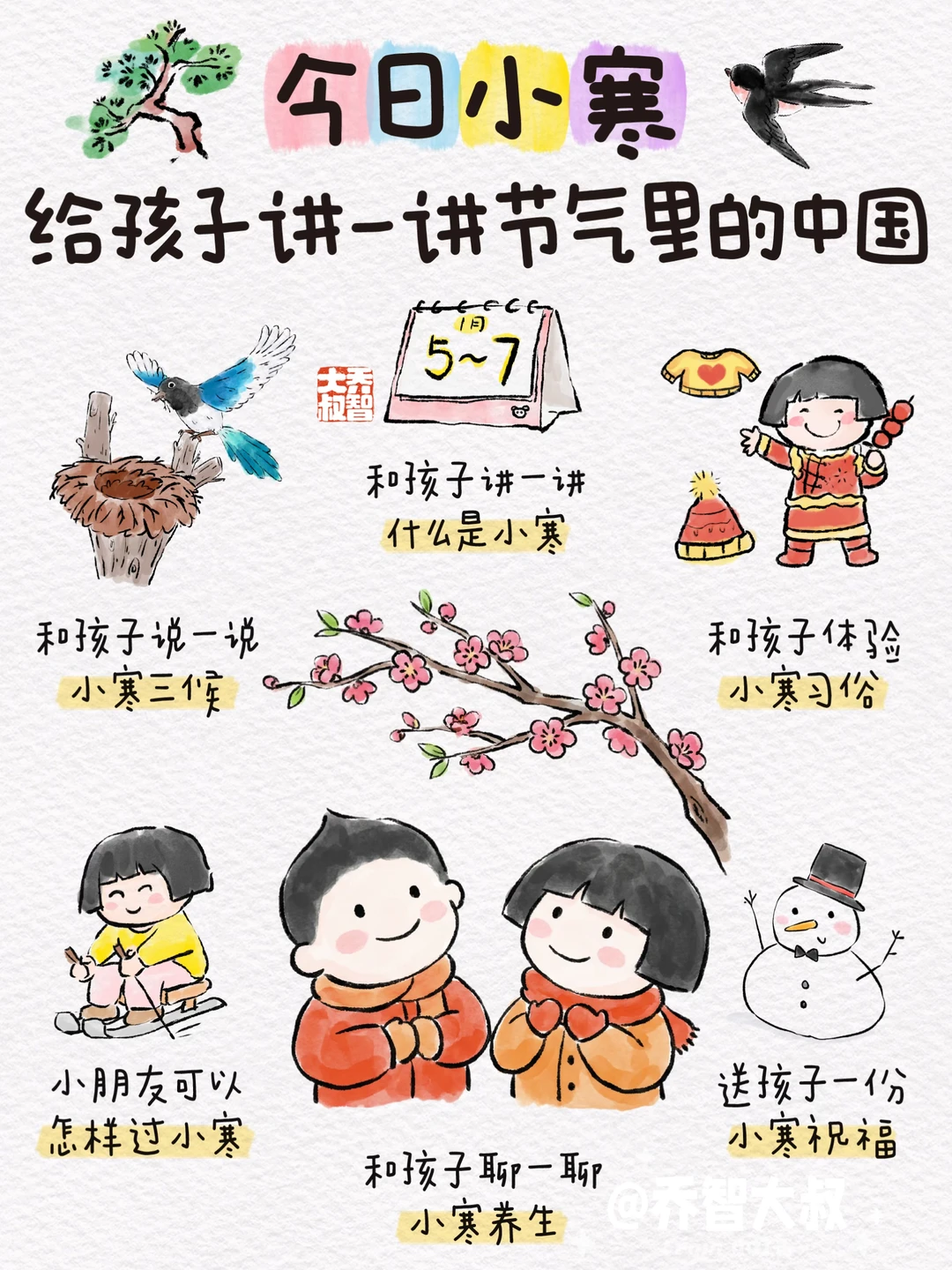 今日小寒，给孩子讲一讲节气里的中国