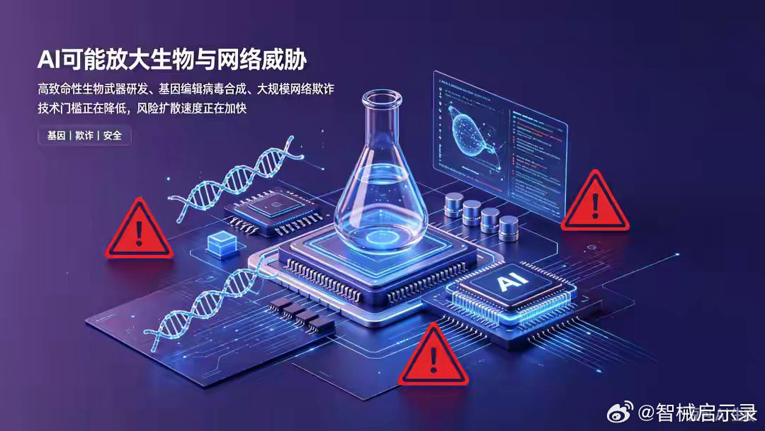 #比尔盖茨发出严厉警告#AI已经强大到可能被恶意利用，造成约十亿人死亡的灾难性后果。
这个数字听起来很夸张，甚至有点像科幻电影情节。但盖茨强调，危险并不来自AI突然觉醒、背叛人类，而是来自“心怀恶意之人”正在把最新AI工具变成人类历史上最强大的武器。 ​​​