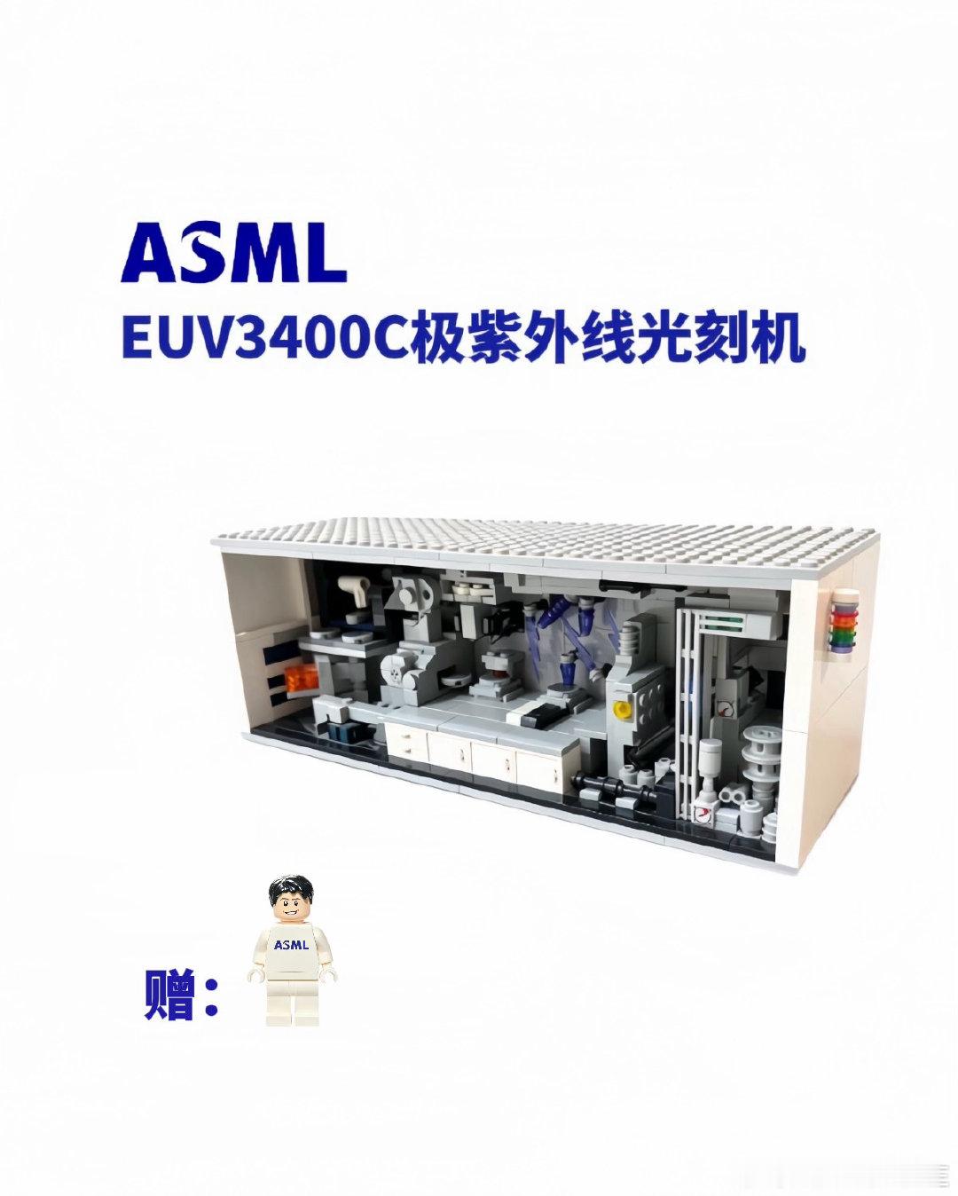 EUV3400C极紫外线光刻机ASML
荷兰阿斯麦积木｜限量版
Technician人仔
#乐高[超话]##乐高##光刻机10亿一台仍供不应求##科技##芯片# ​