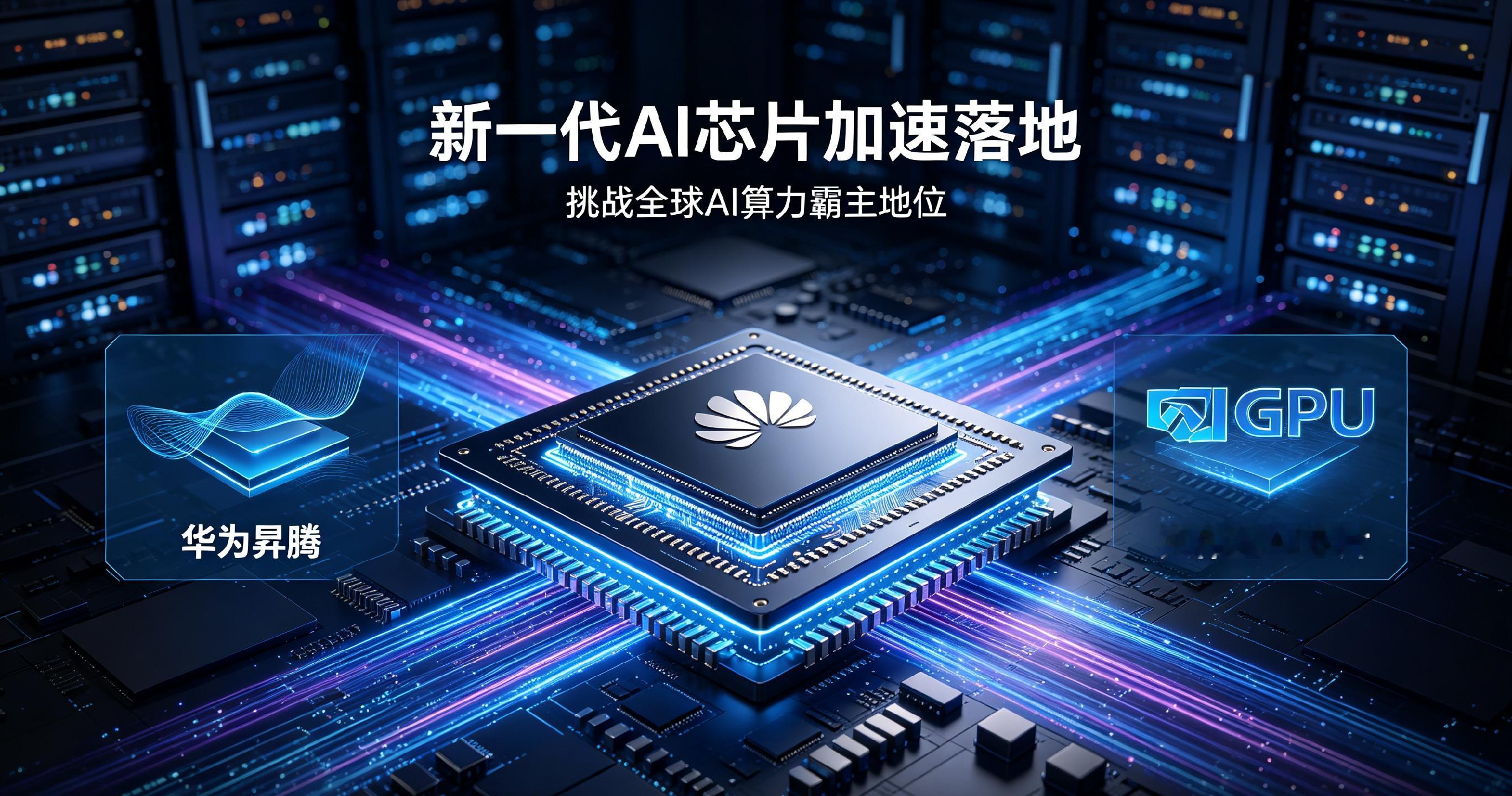 华为新一代昇腾芯片加速落地，正面挑战英伟达AI芯片霸主地位