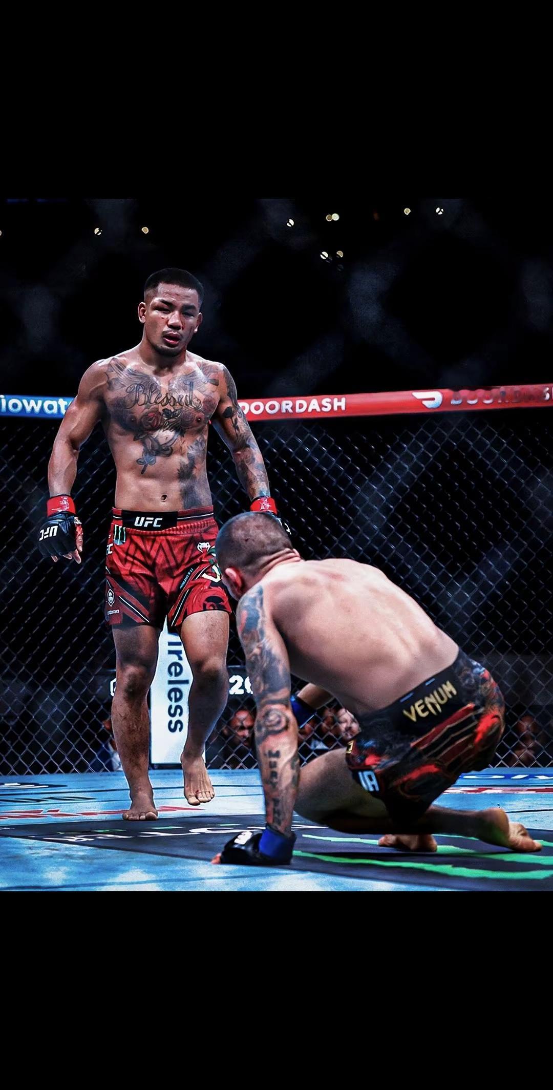 这就是mma该有的东西，两位给全球粉丝把mma展现的淋漓尽致，恭喜约书亚卫冕冠军，祝福潘托加再次归来。约书亚范vs潘托加