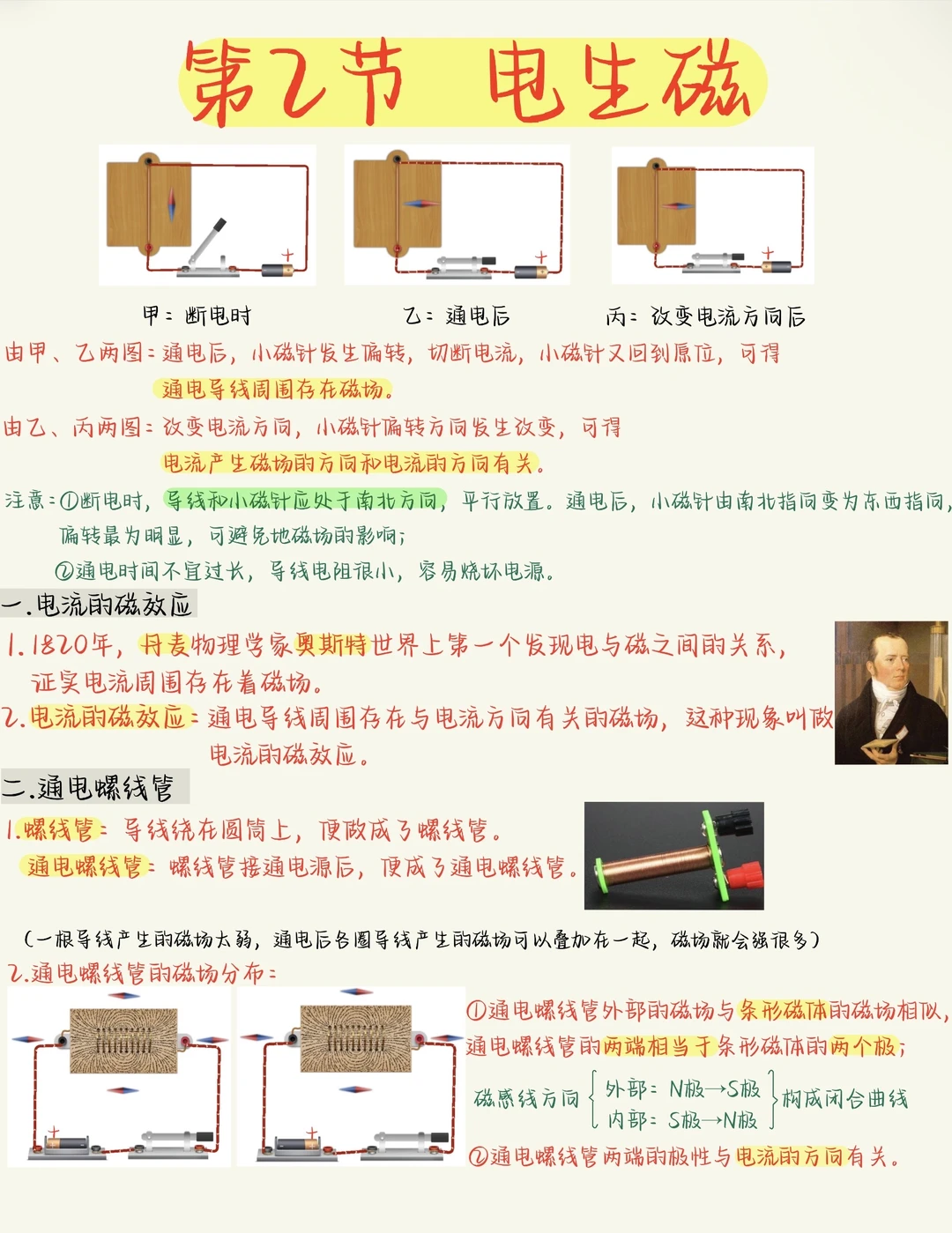 九年级物理：电生磁❗总结❗期末稳拿高分❗