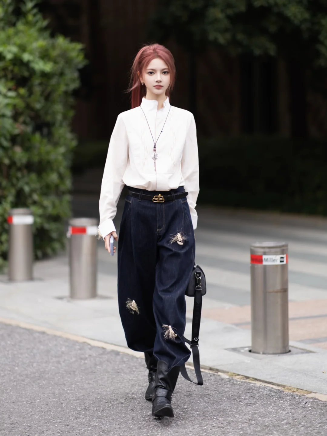 偶遇郝婧怡