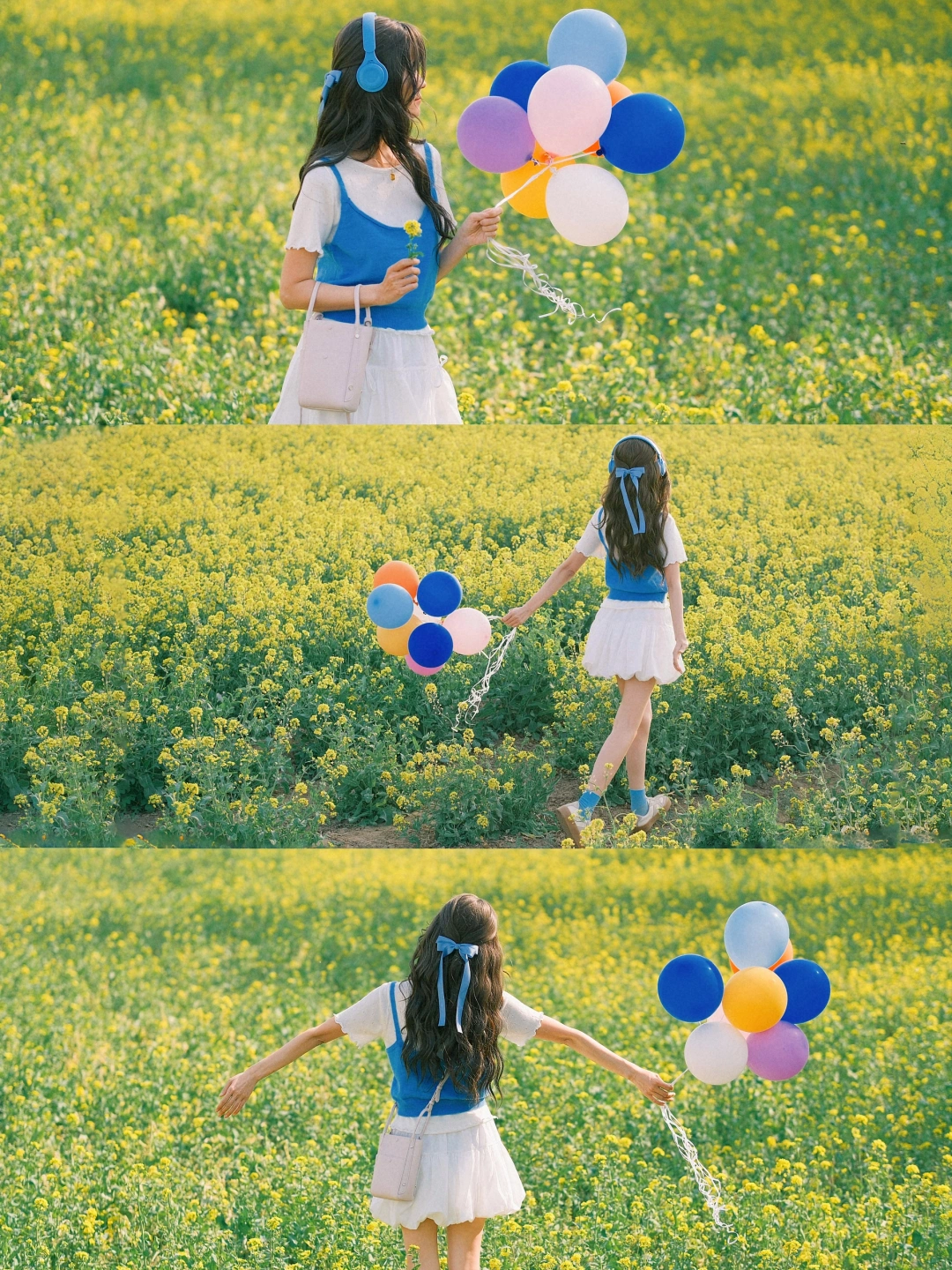 日常出游|花海不露脸氛围感拍照|附调色