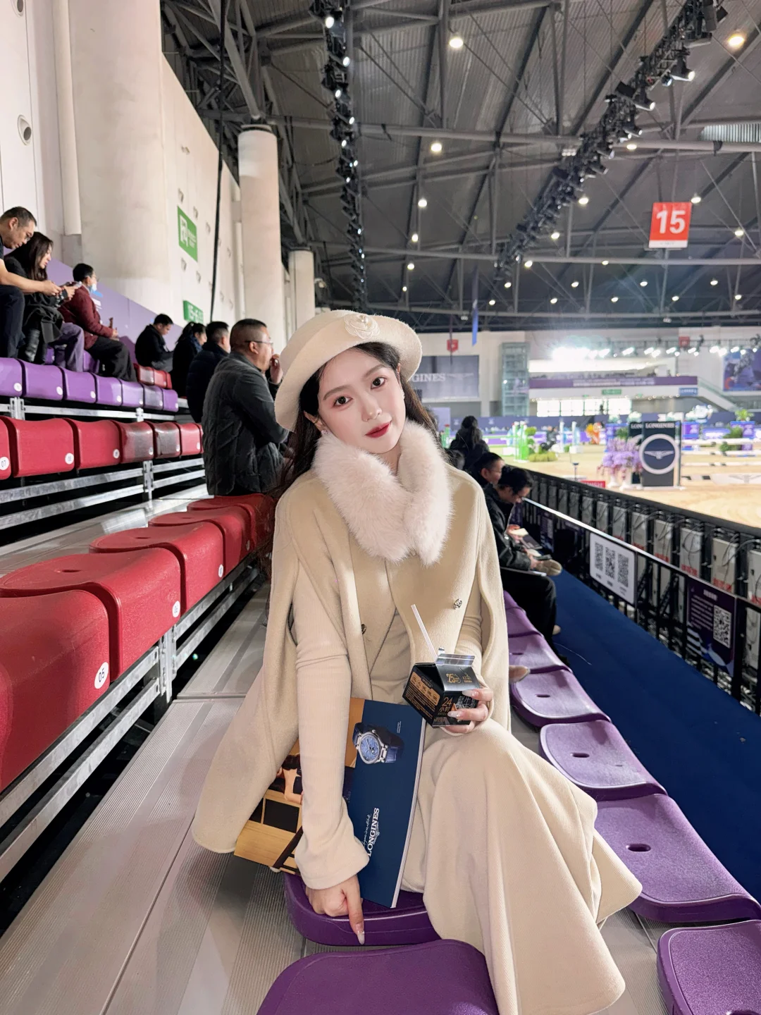 来观赛啦！优雅不止在赛场🥛