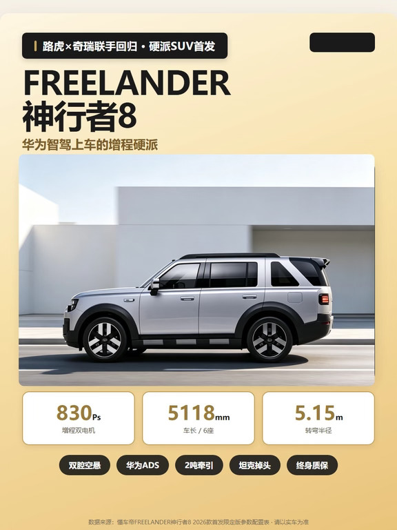路虎回归第一枪，华为智驾+后锁全给你