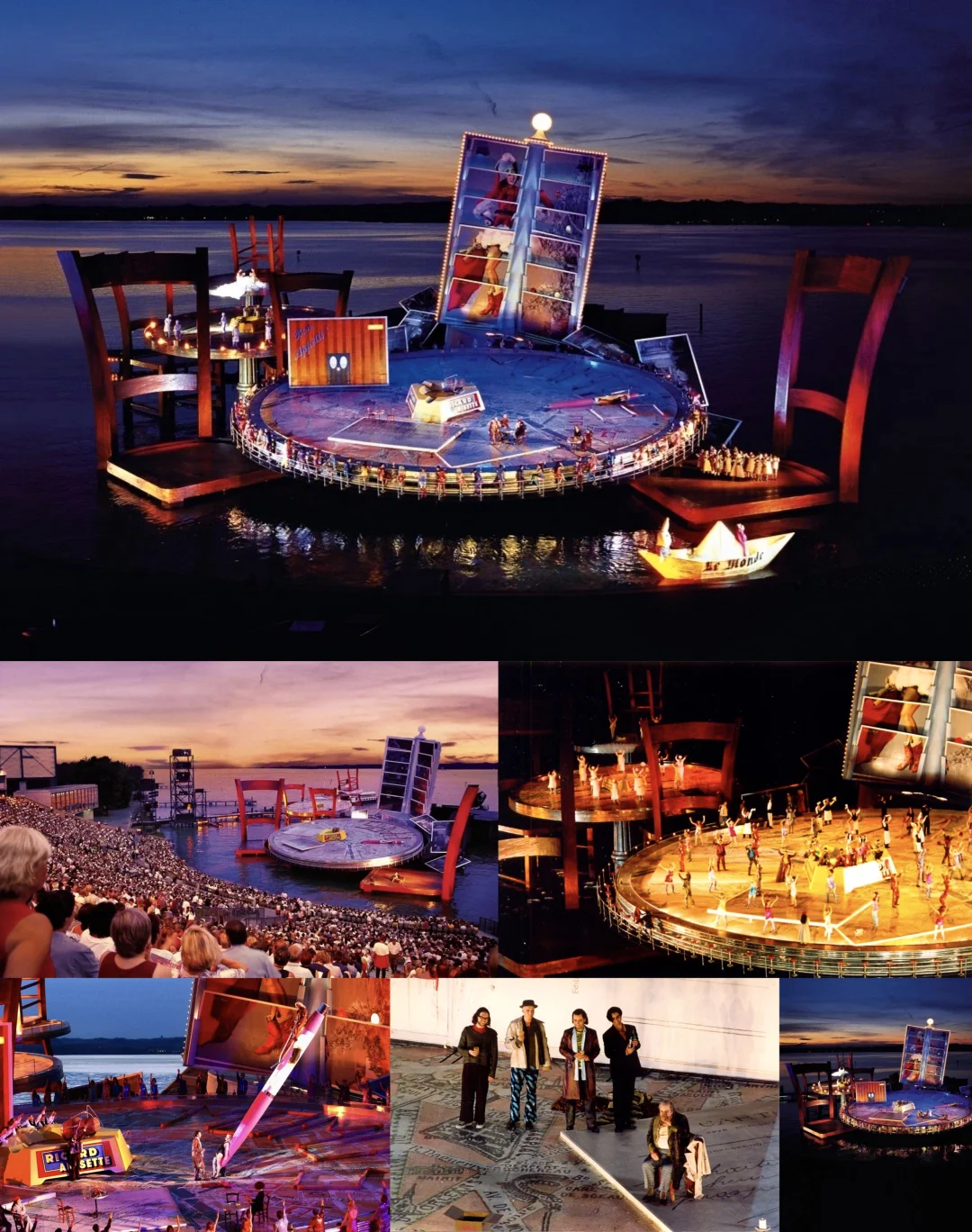 舞美艺术与梦境相互交织构成奇幻的湖上舞台