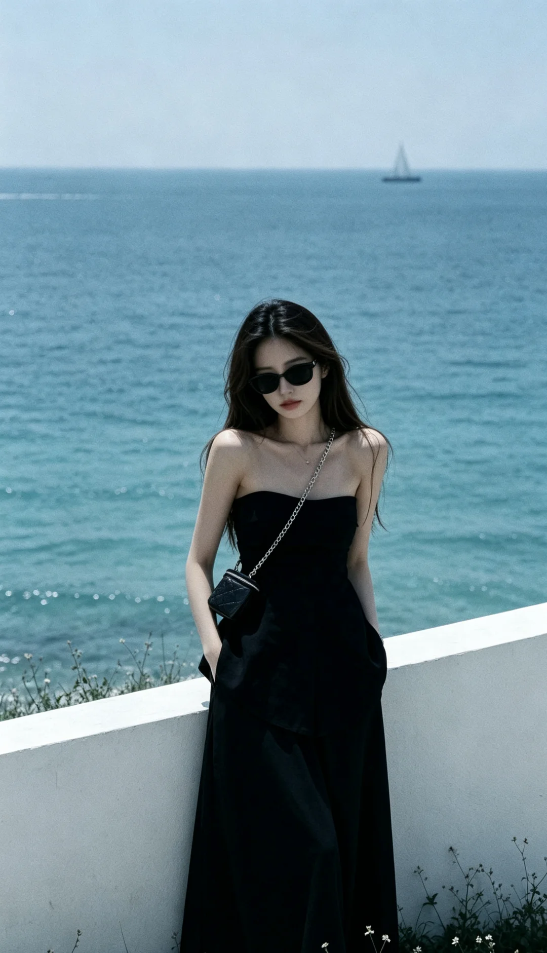 黑色与海的浪漫相遇