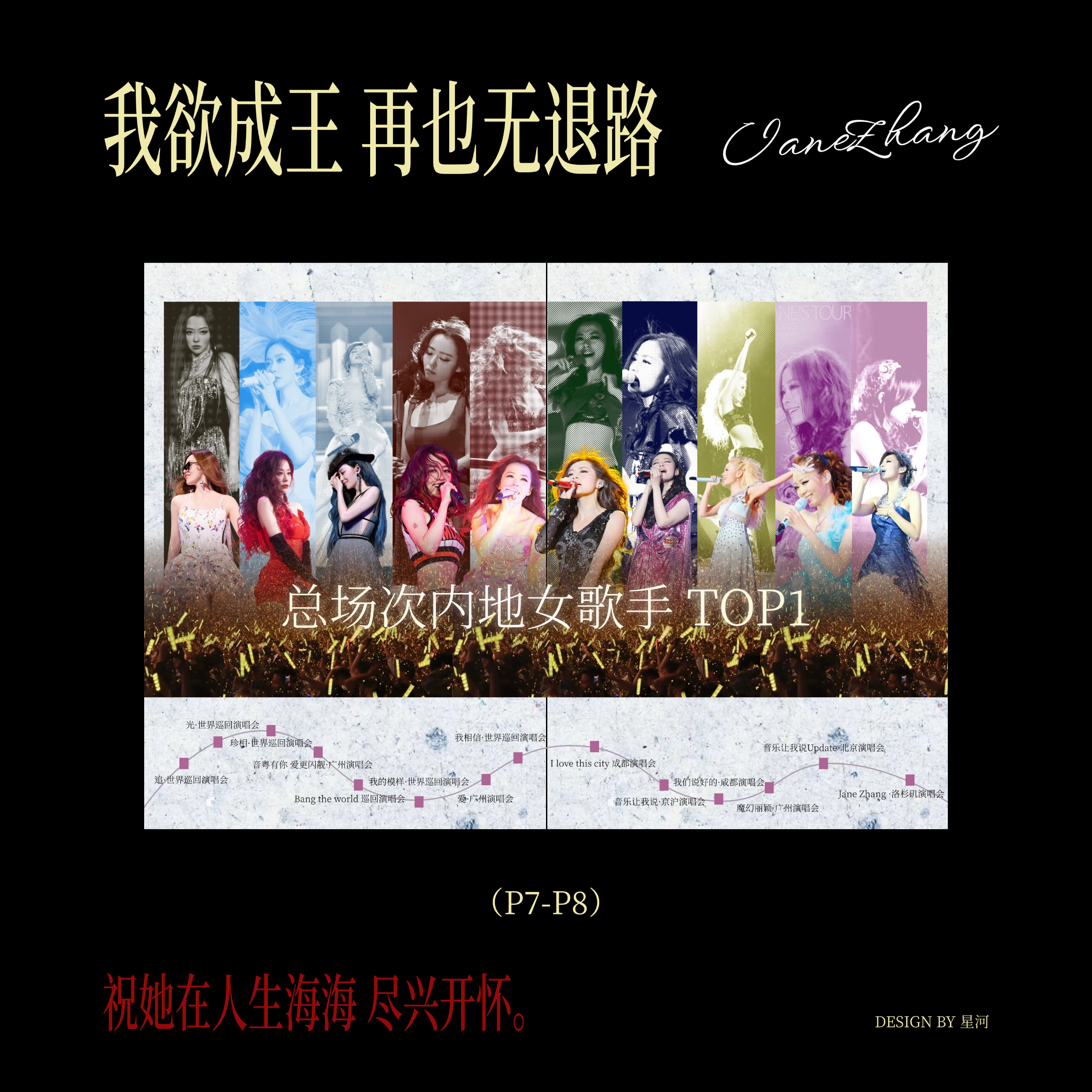 #张靓颖[超话]##张靓颖1011生日快乐# 
zine概念设计｜我欲成王 再也无退路👑

📚一本属于张靓颖的四十二岁生贺概念zine
提前祝生日快乐
————————————————————
聚光灯碾过岁岁的昼夜
那些跌撞的、沸腾的、沉默的时刻
全部折叠进纸页之间
 
你从人海里走来
带着荆棘赠予 ​