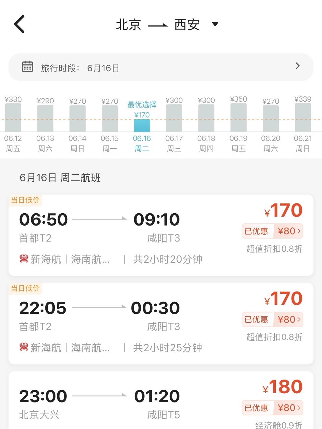 感谢！机票降了300🏅
