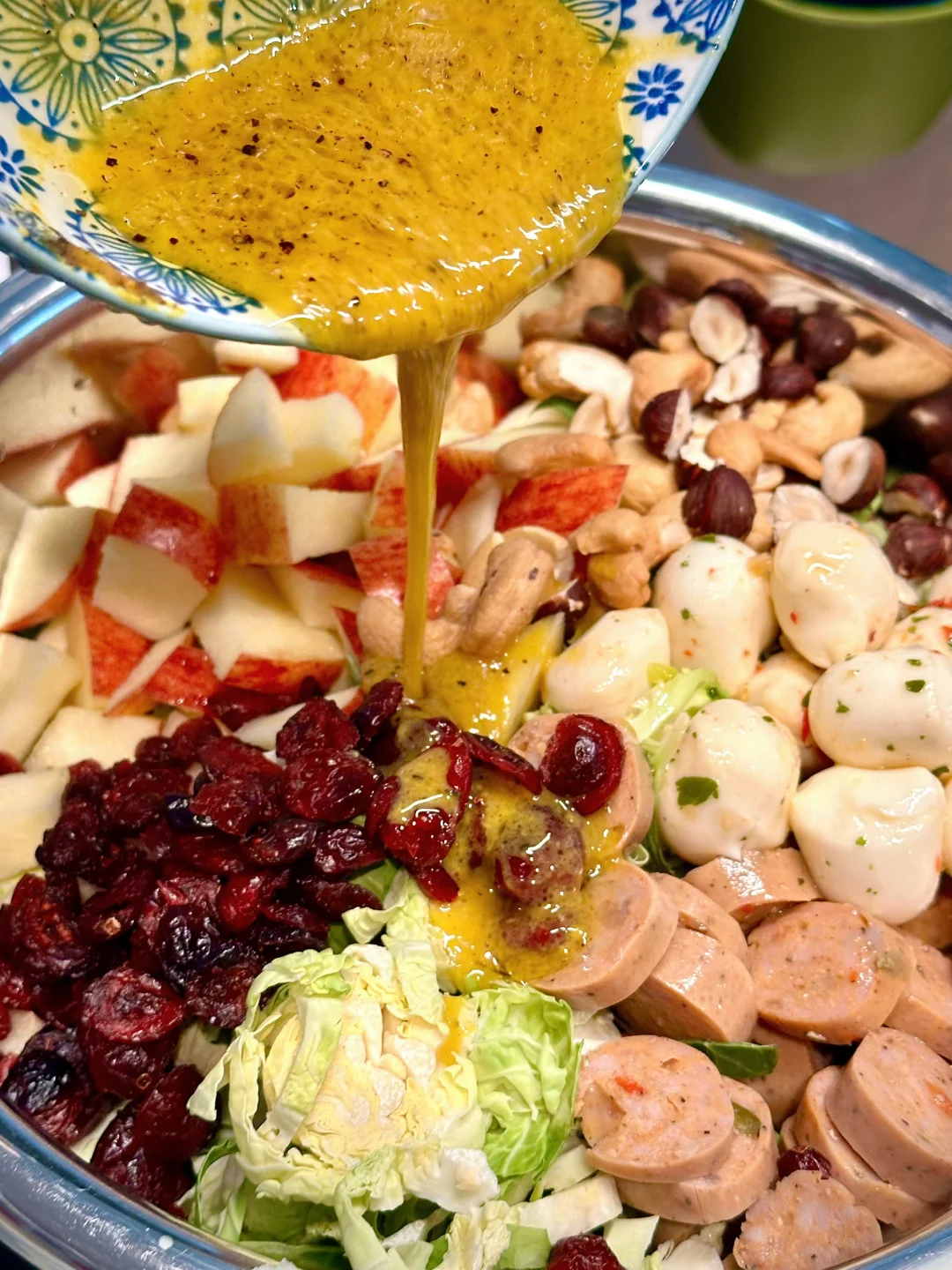 感恩节做这道菜准没错❗️孢子甘蓝丰收沙拉🥗