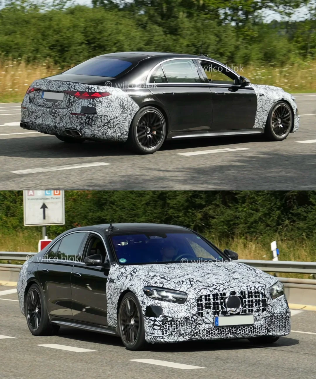 2027款Mercedes-AMG S63谍照 真修长啊