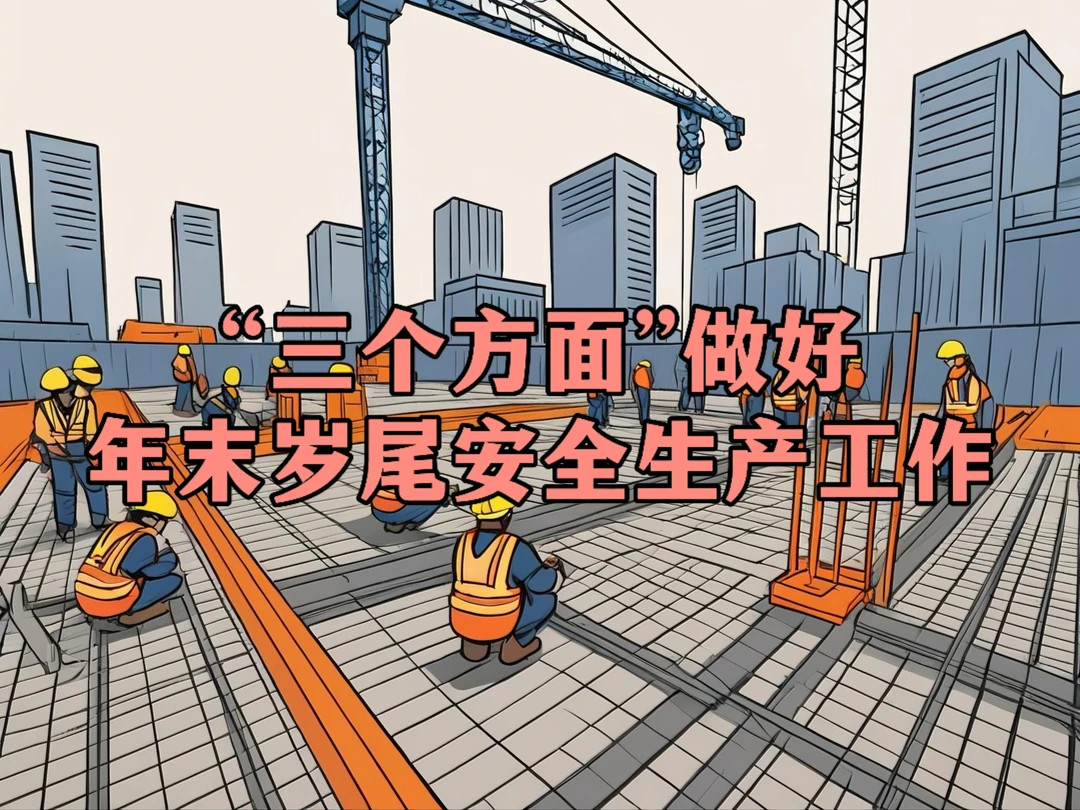 “三个方面”做好年末岁尾安全生产工作