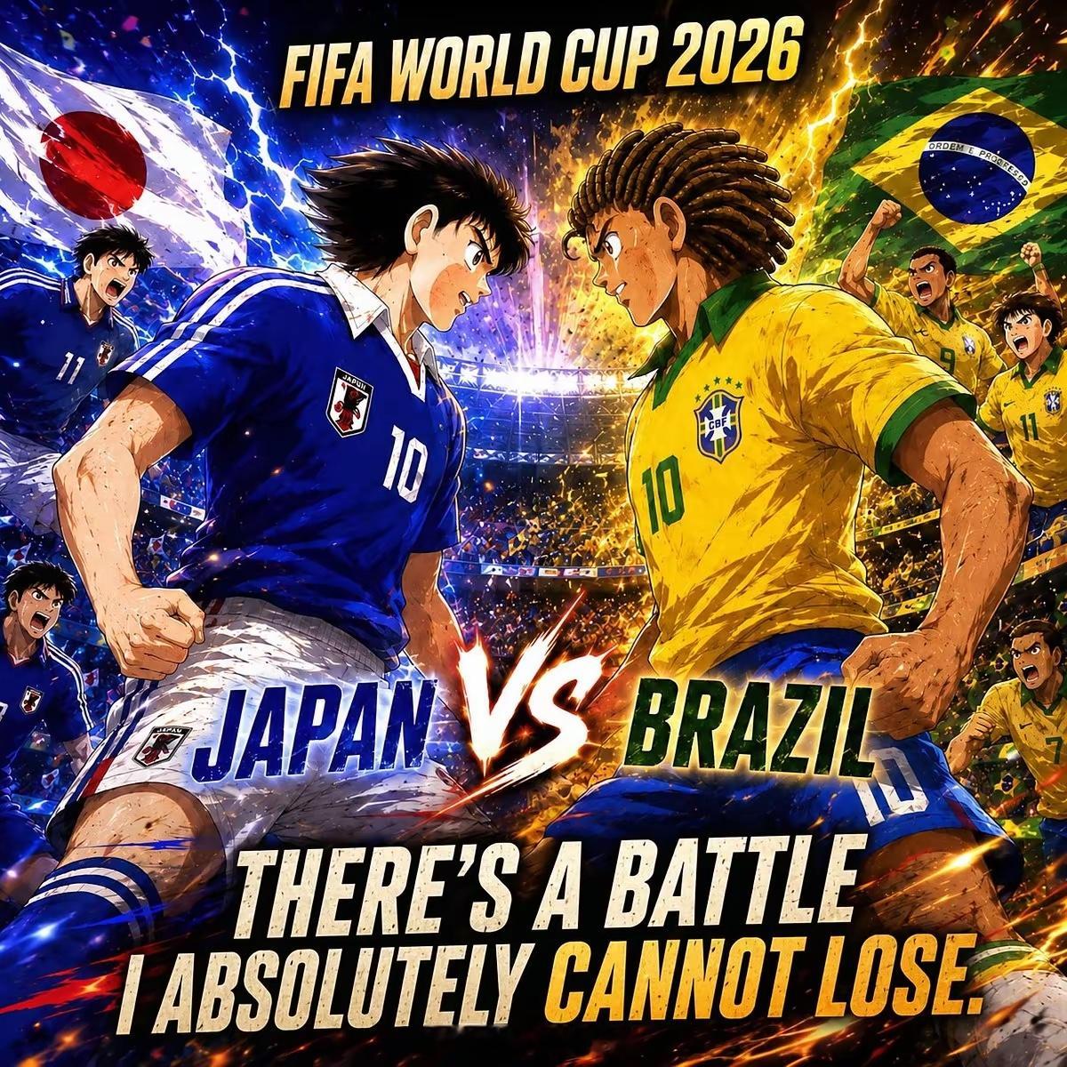 日本足球把对阵巴西的比赛，打造成了世界杯淘汰赛的焦点，这本身就是种成功...