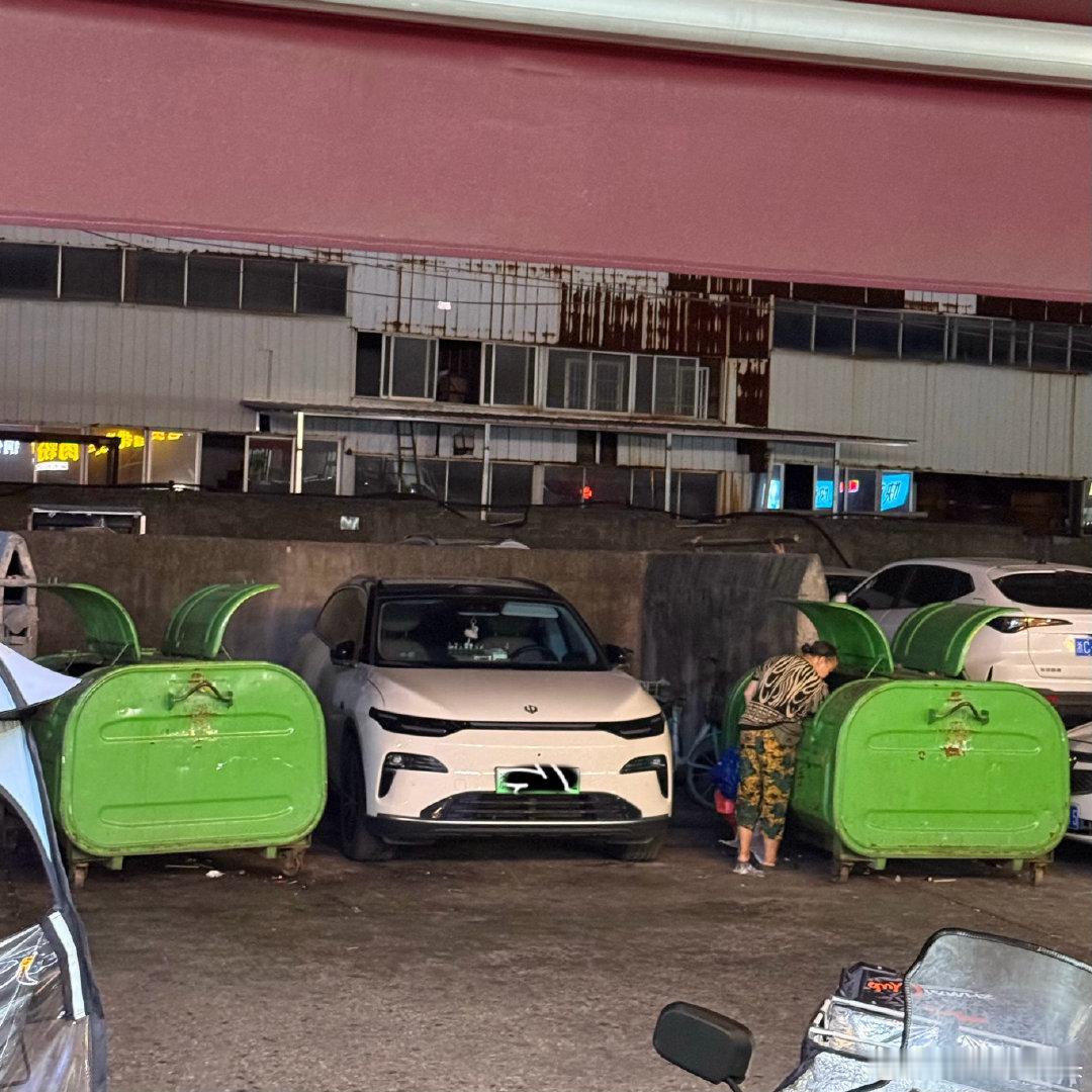 被两辆Model X包围了 ​