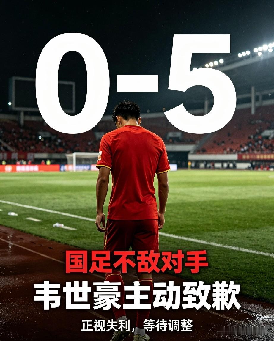 直面失利！韦世豪为0比5输球道歉，球队已经开会复盘国足0-5不敌对手，大比分失利让不少球迷心里难受。
赛后韦世豪接受采访，主动为这场糟糕的比赛向球迷道歉。他坦言，国庆假期，在大家的关注下打出这样的比分，比赛场面确实很难看。
 
韦世豪透露，全队赛后已经开会认真复盘这场失利，所有人心情都很低落。大家正