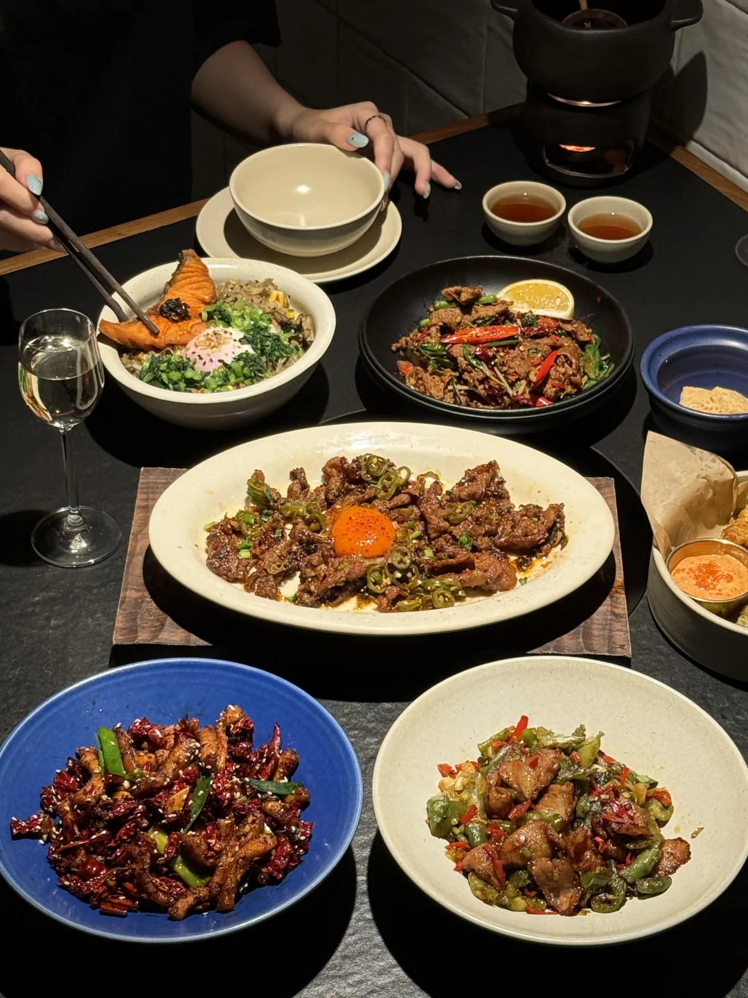 我很少用震撼来形容一顿漂亮饭…🥢