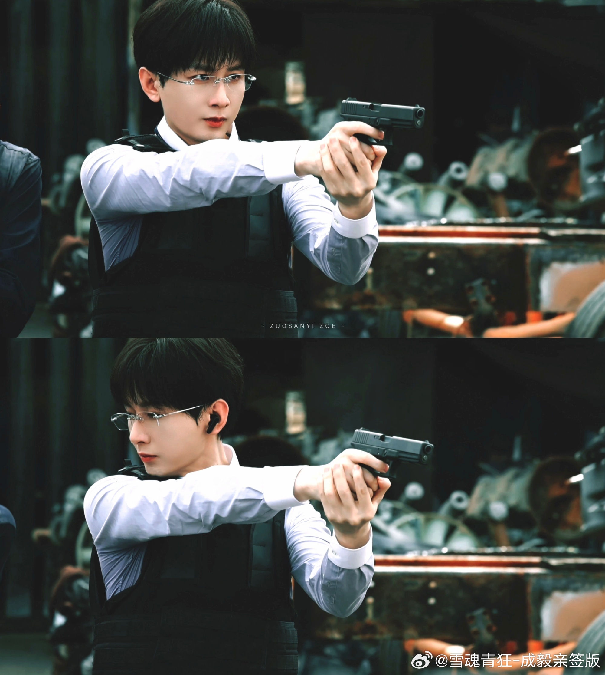 #成毅狩谎#cy#成毅林彦廷#

文案产出一一原创散文（🈲搬运）

《港岛谎海深处，他用一双眼，猎尽所有藏在阴影里的真相》

饰演的林彦廷，从不是港风悬疑剧里非黑即白的扁平主角。他是游走在尖沙咀霓虹与暗巷之间的双面猎手，白昼是金丝眼镜下冷静通透的警队心理顾问，夜晚是皮衣白发里隐忍蛰伏 ​
